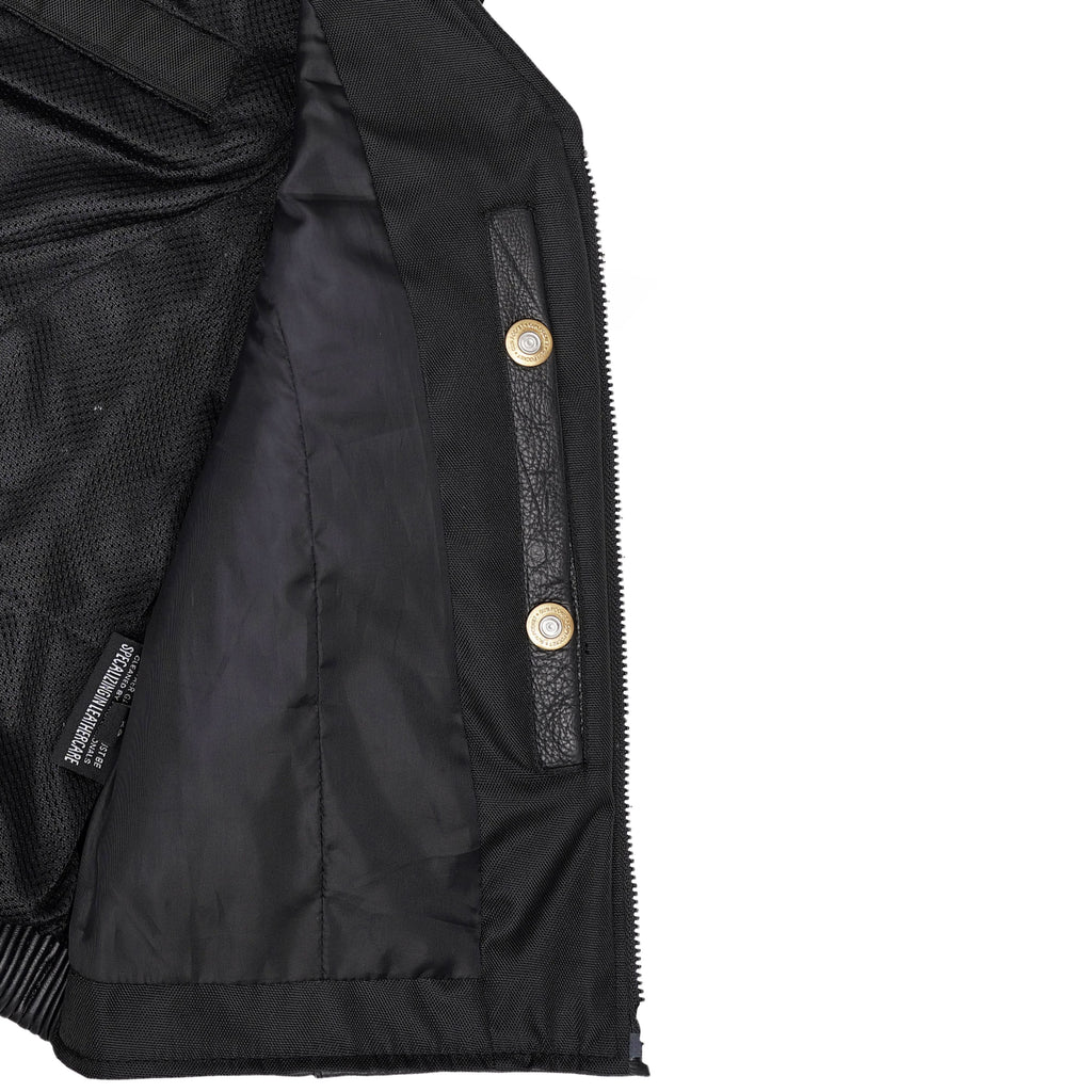 Biker Women's Studded Leather Vest – Premium Protection with Bold Style