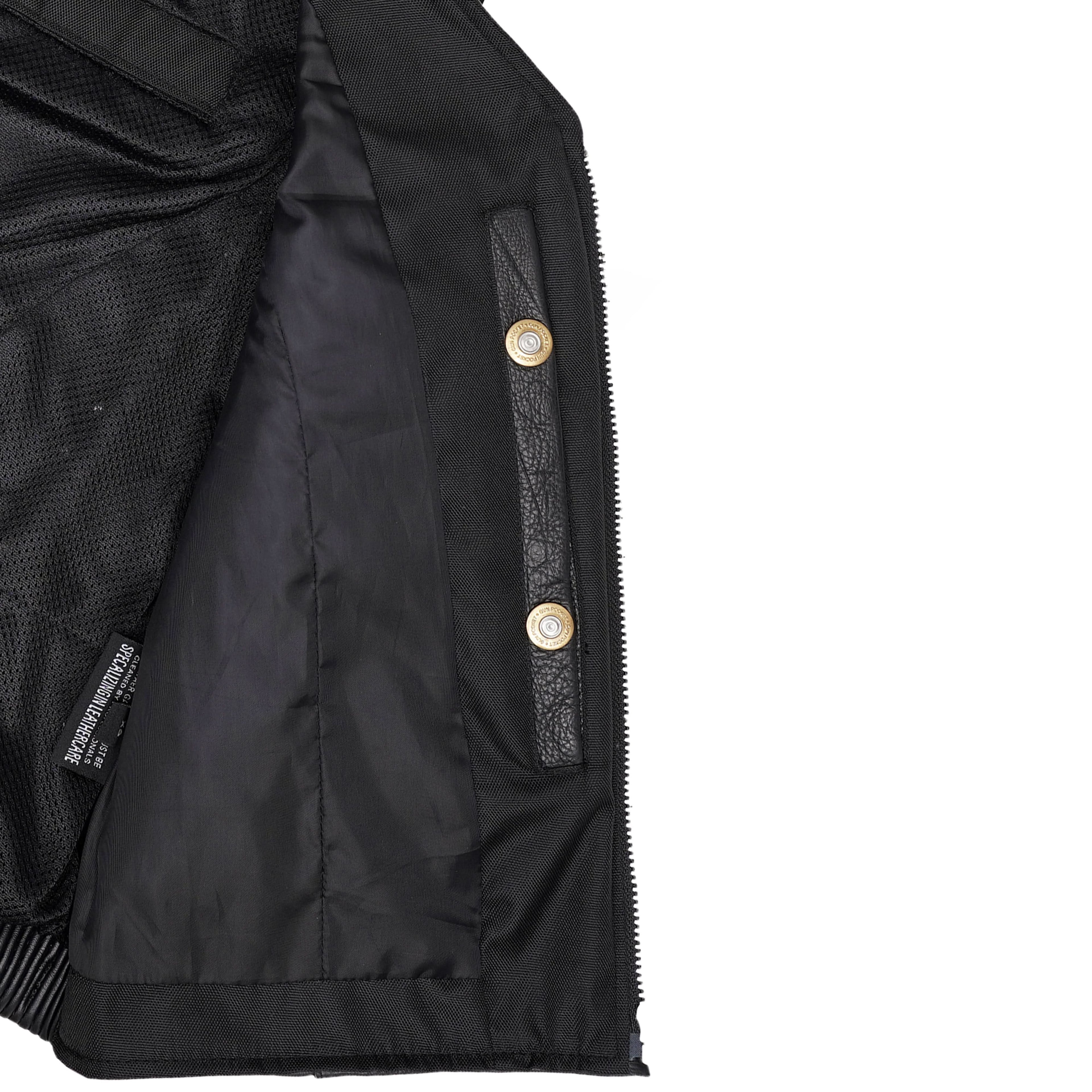 Biker Women's Studded Leather Vest – Premium Protection with Bold Style