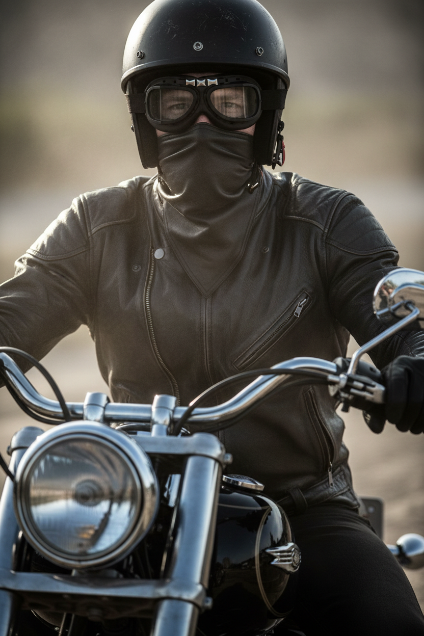 Fleece Lined Motorcycle Bandana