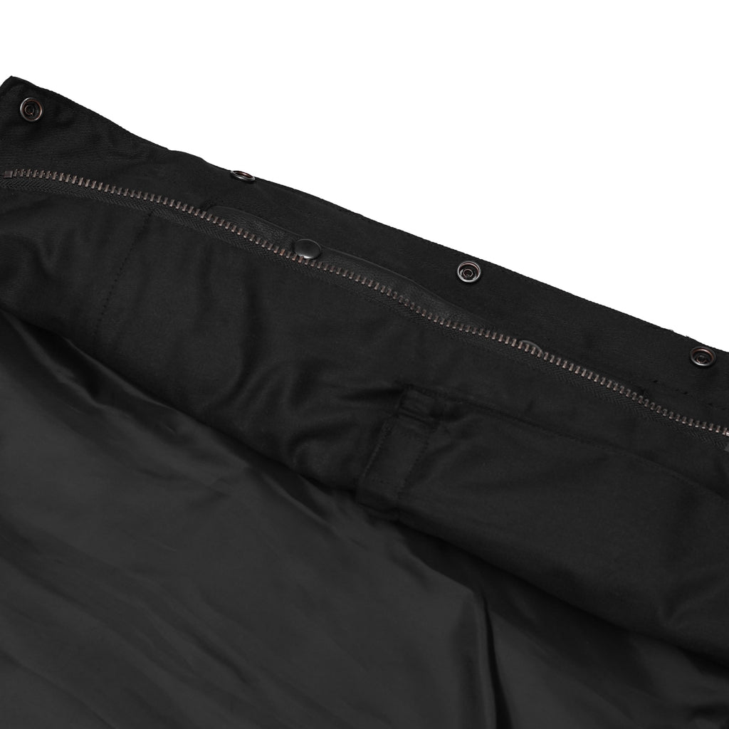 Premium Leather Motorcycle Vest – Removable Hood & Concealed Carry
