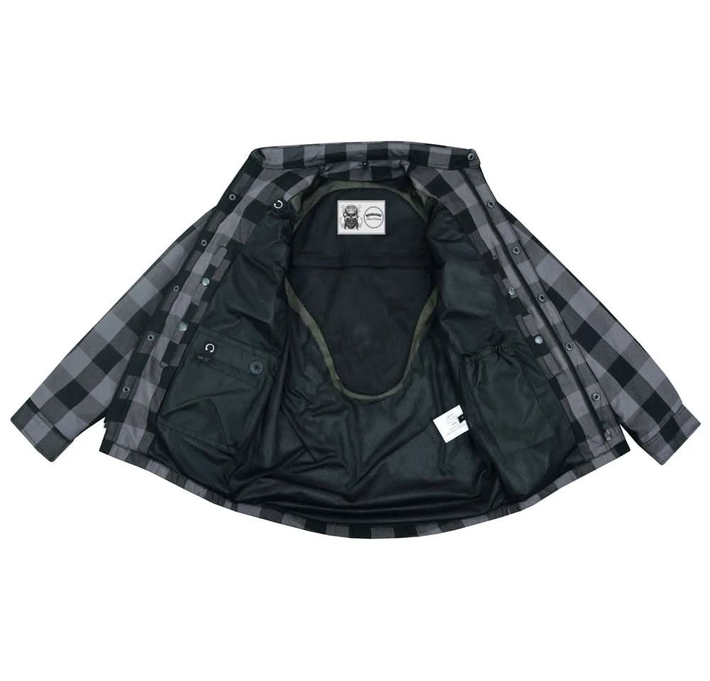 Foundation Alpha Check Flannel - Gray/Black