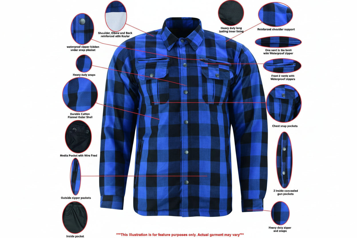 Foundation Alpha Check Flannel - Blue/Black