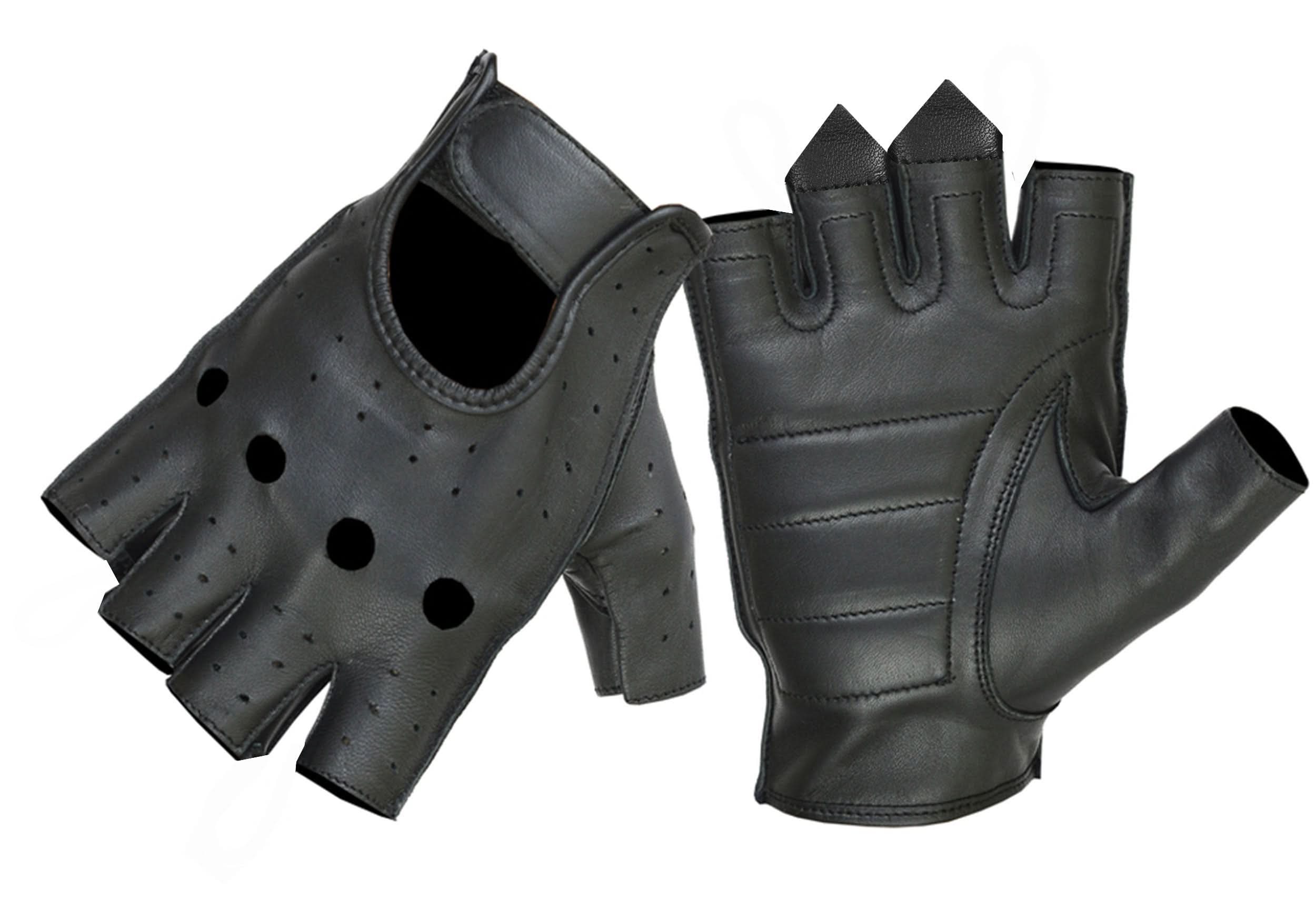 Premium Fingerless Gloves – Drum Dyed Goat Leather for Long Haul Comfort
