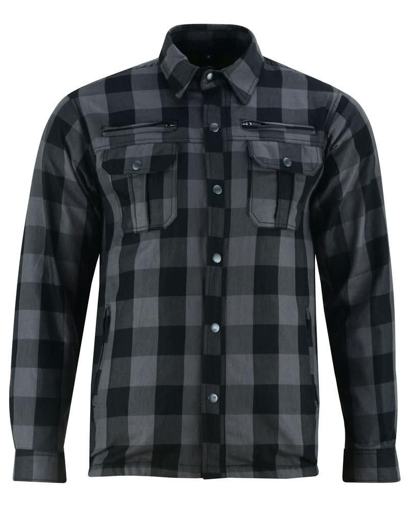 Foundation Alpha Check Flannel - Gray/Black