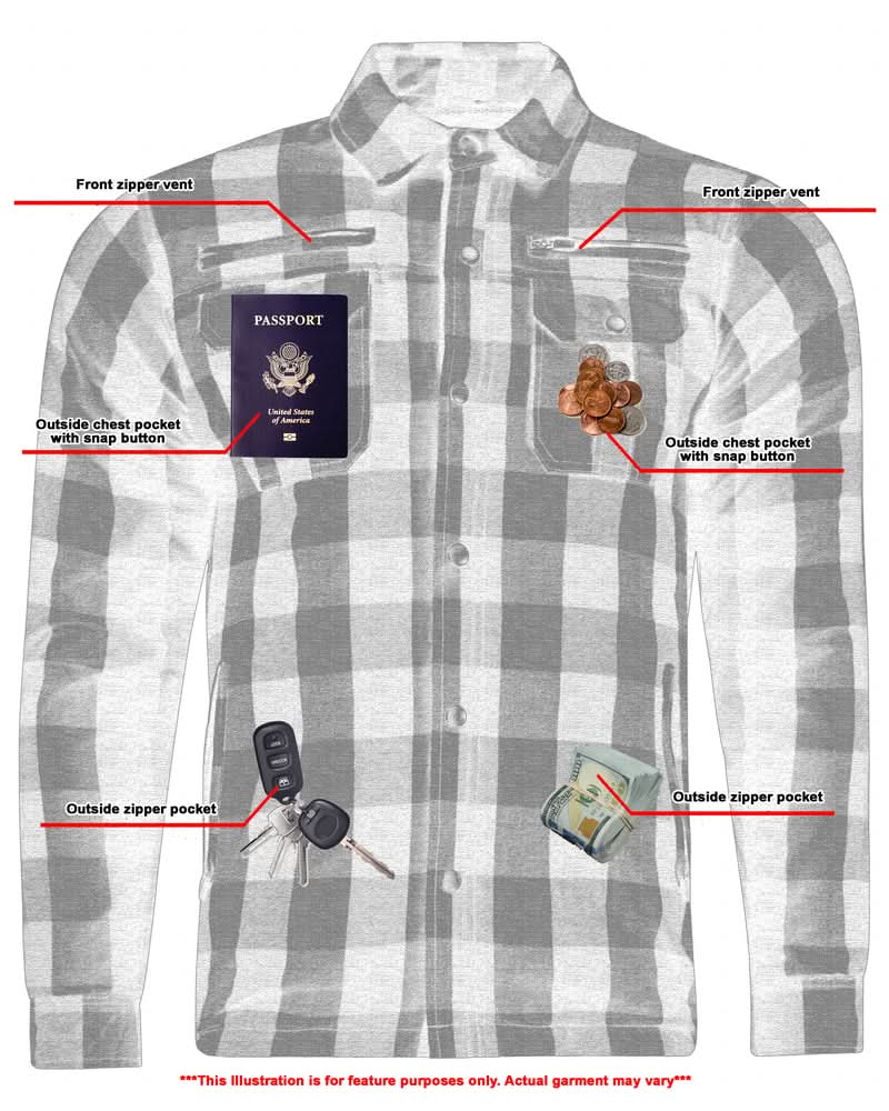 Foundation Alpha Check Flannel - Orange