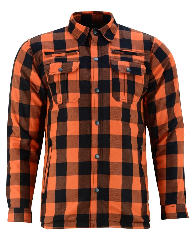 Foundation Alpha Check Flannel - Orange