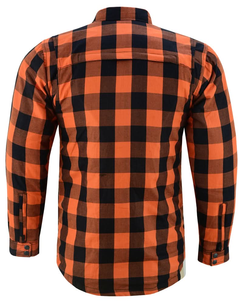 Foundation Alpha Check Flannel - Orange