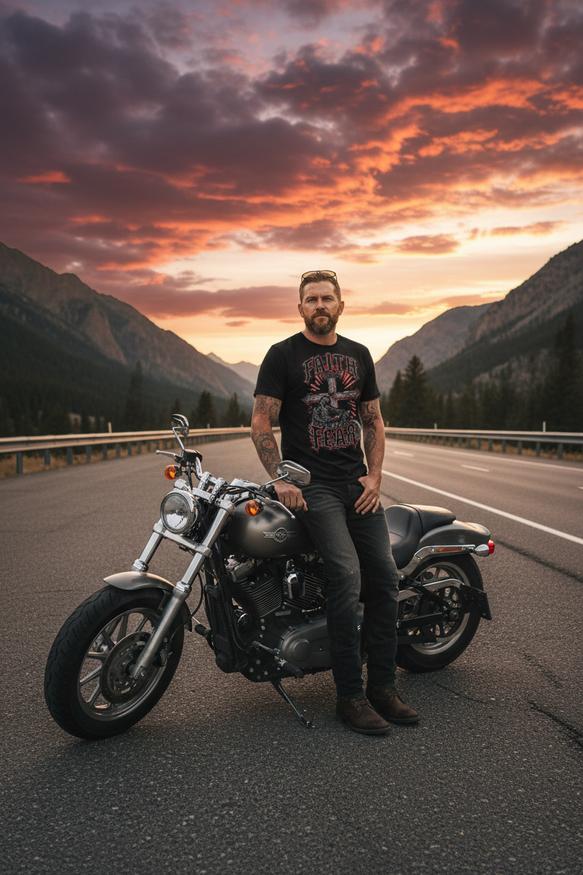 Faith Over Fear Signature Tee Lifestyle Hero
