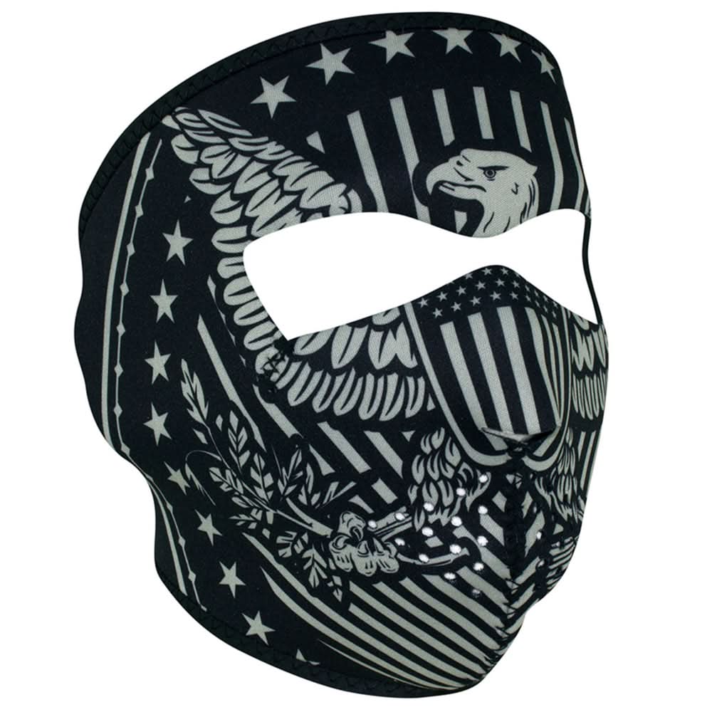 ZAN Neoprene Full Face Motorcycle Mask – Vintage Eagle