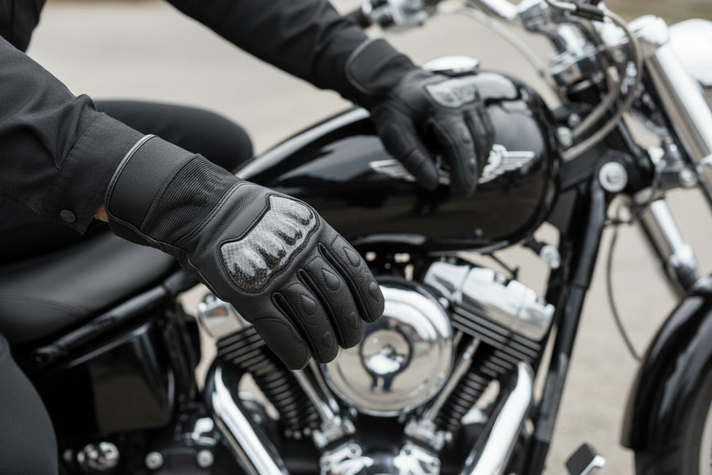 Hybrid Performance Glove – Leather & Textile