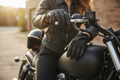 Perforated Police Style Glove