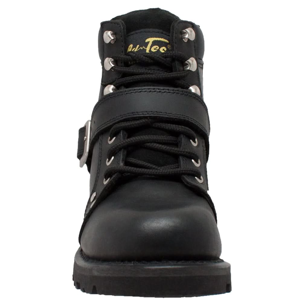 Women's 6" Leather Motorcycle Boots – Goodyear Welt Construction